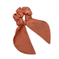 Silk Scrunchie - Pearly Copper Bunny Tail
