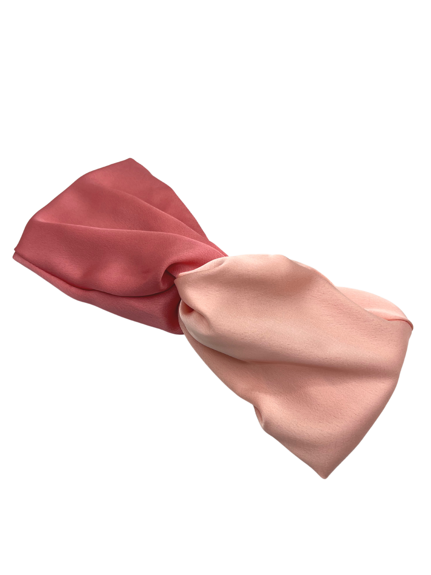 Twist-Knot Headband - Peony & Brick Pink Twist