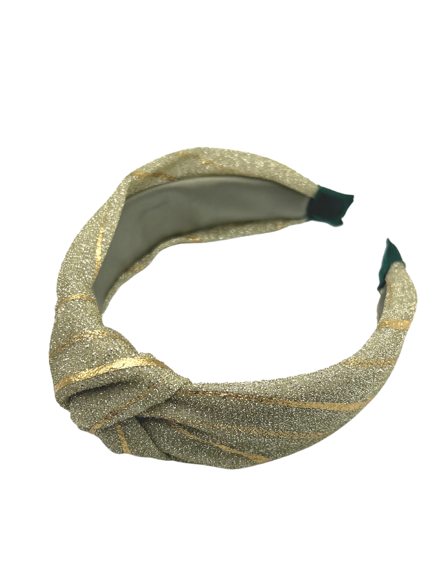 Top-Knot Headband - Glitter and Gold