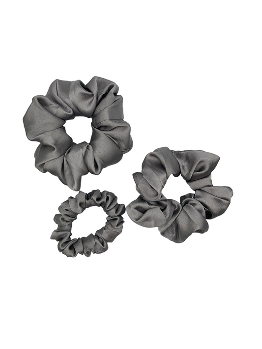 Silk Scrunchie - Pearl